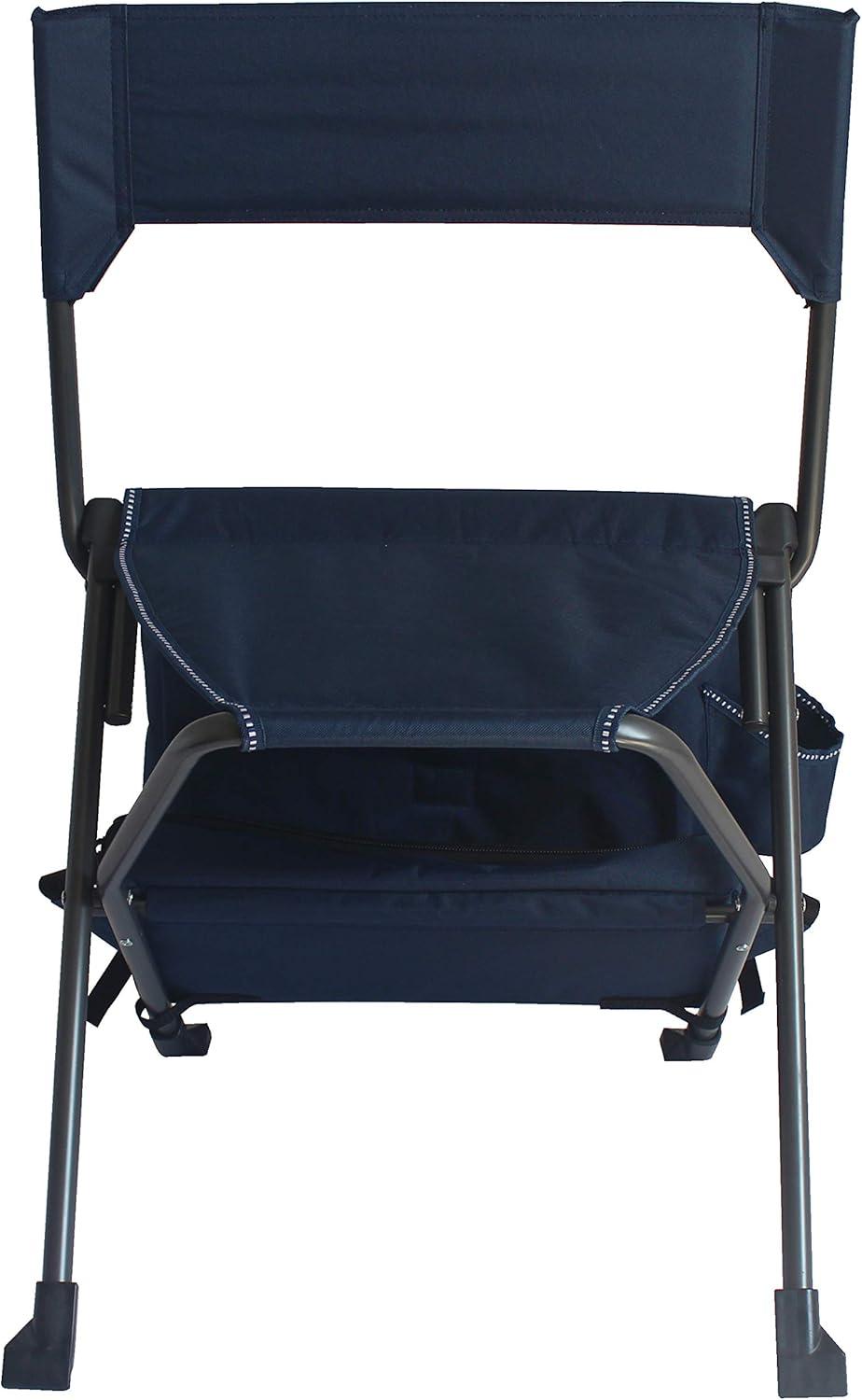 Zenithen Folding Backpack Outdoor Chair, Dark Blue