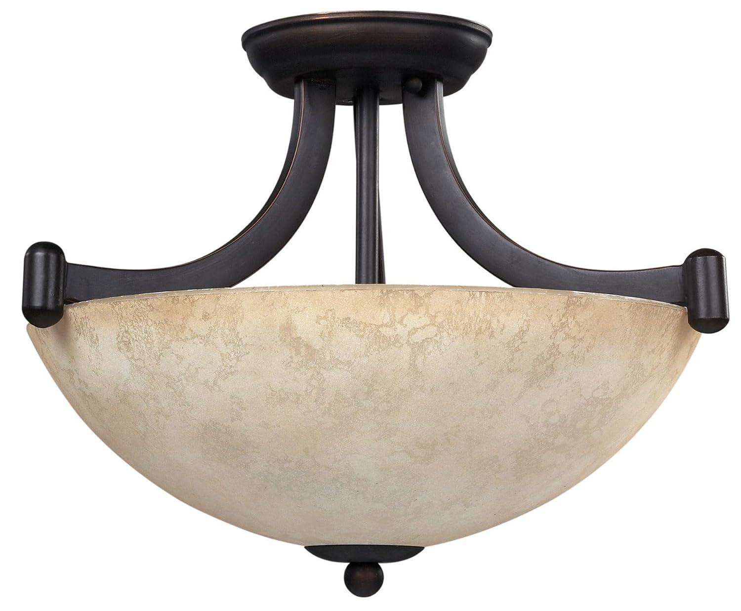 Canarm ICH375A03RA14 3 Light Warren Dual Large Pendant Light Fixture