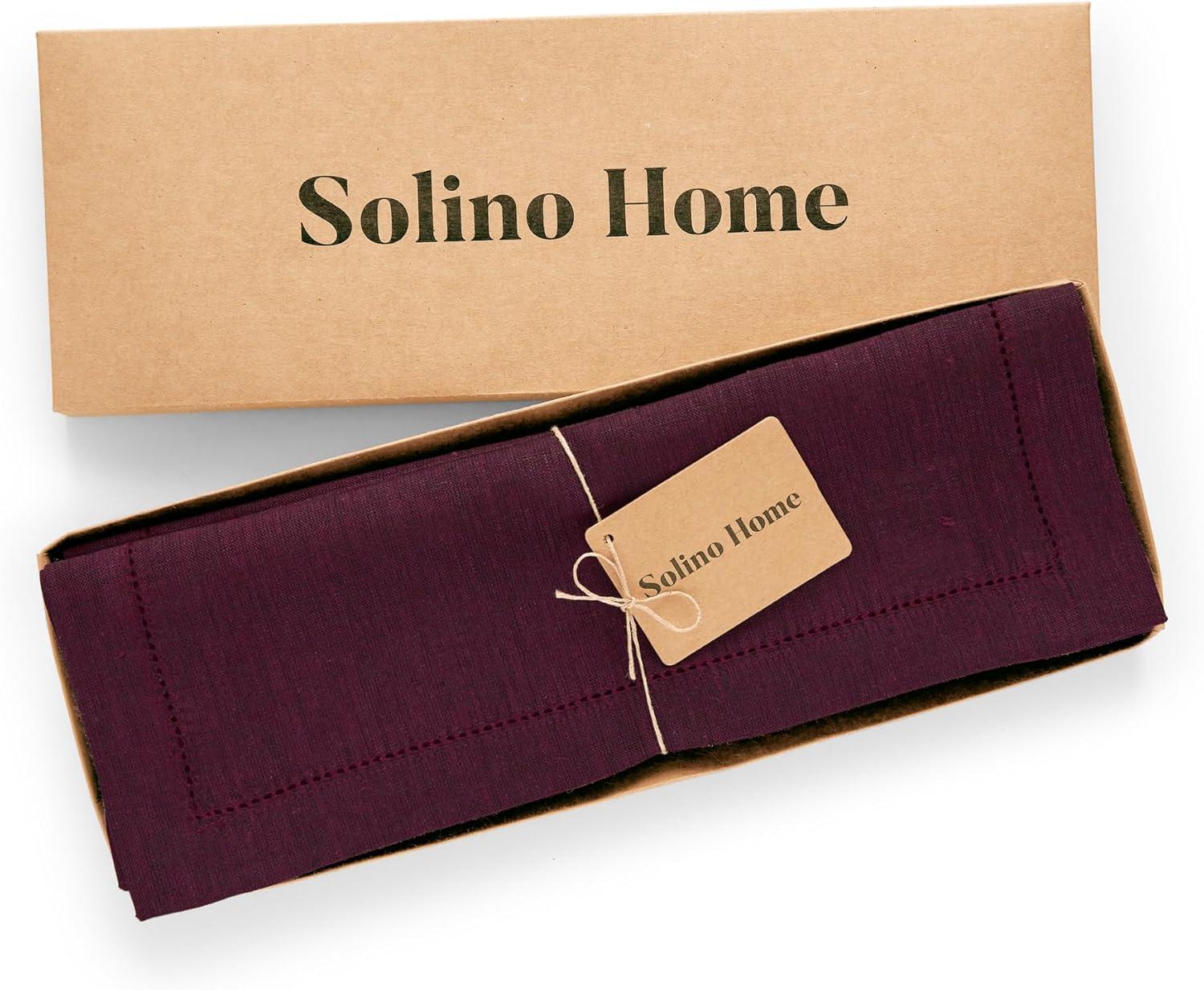 Solino Home Milan - 100% Pure Linen Placemats (Set of 4)
