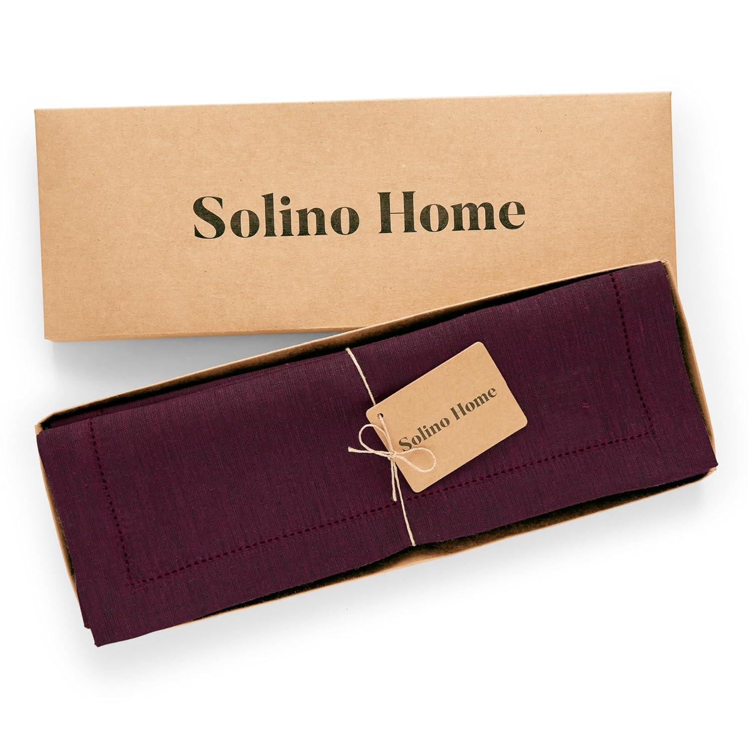 Solino Home Milan - 100% Pure Linen Placemats (Set of 4)