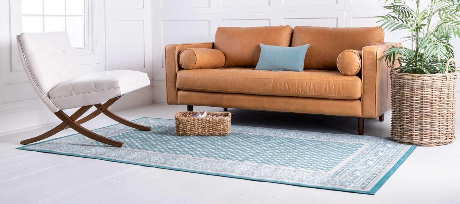 RugPal Wingate Turquoise Area Rug