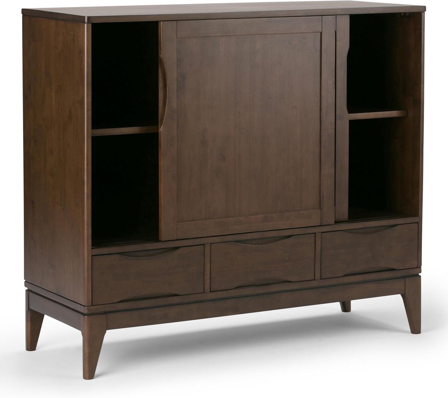 Agla Solid Wood Accent Cabinet