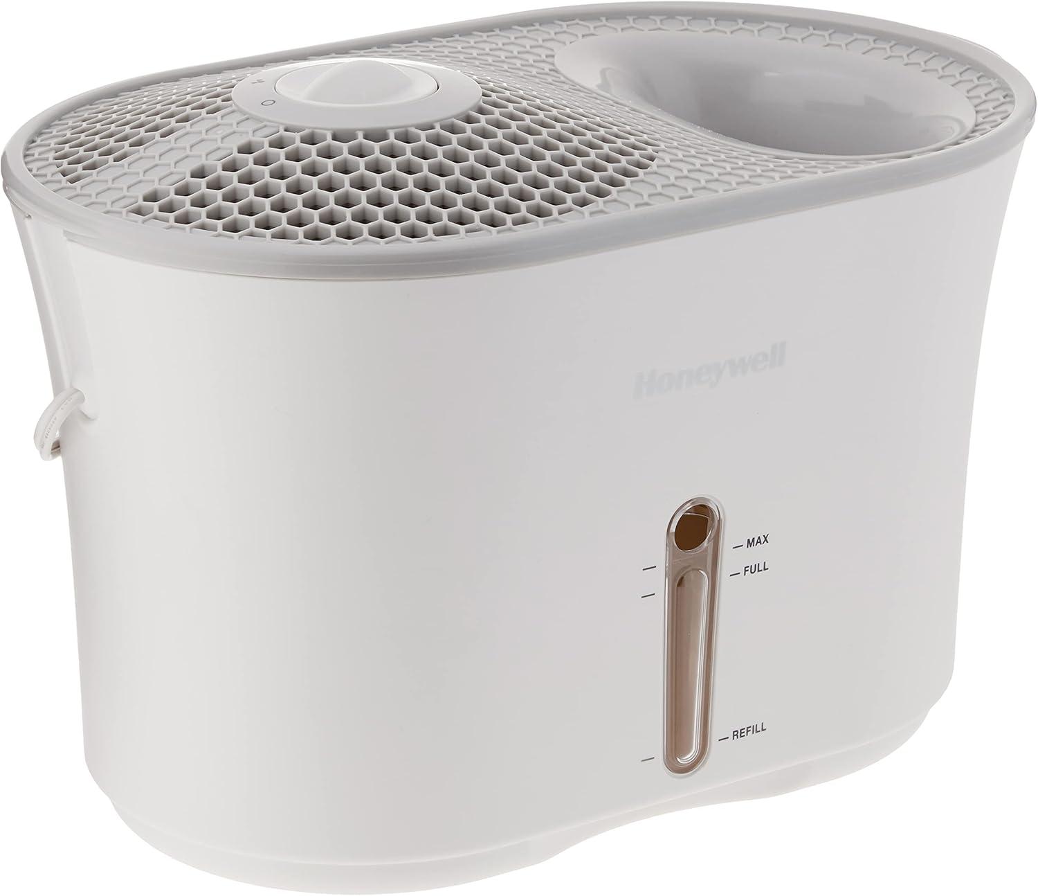 Honeywell White Cool Mist Medium Room Humidifier with 1 Gallon Tank