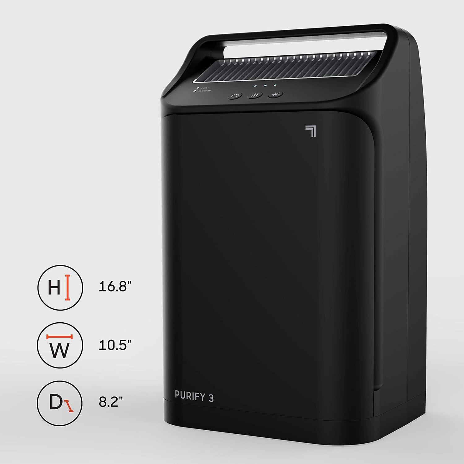 PURIFY 3 Air Cleaner with True Hepa Filtration, Night Light