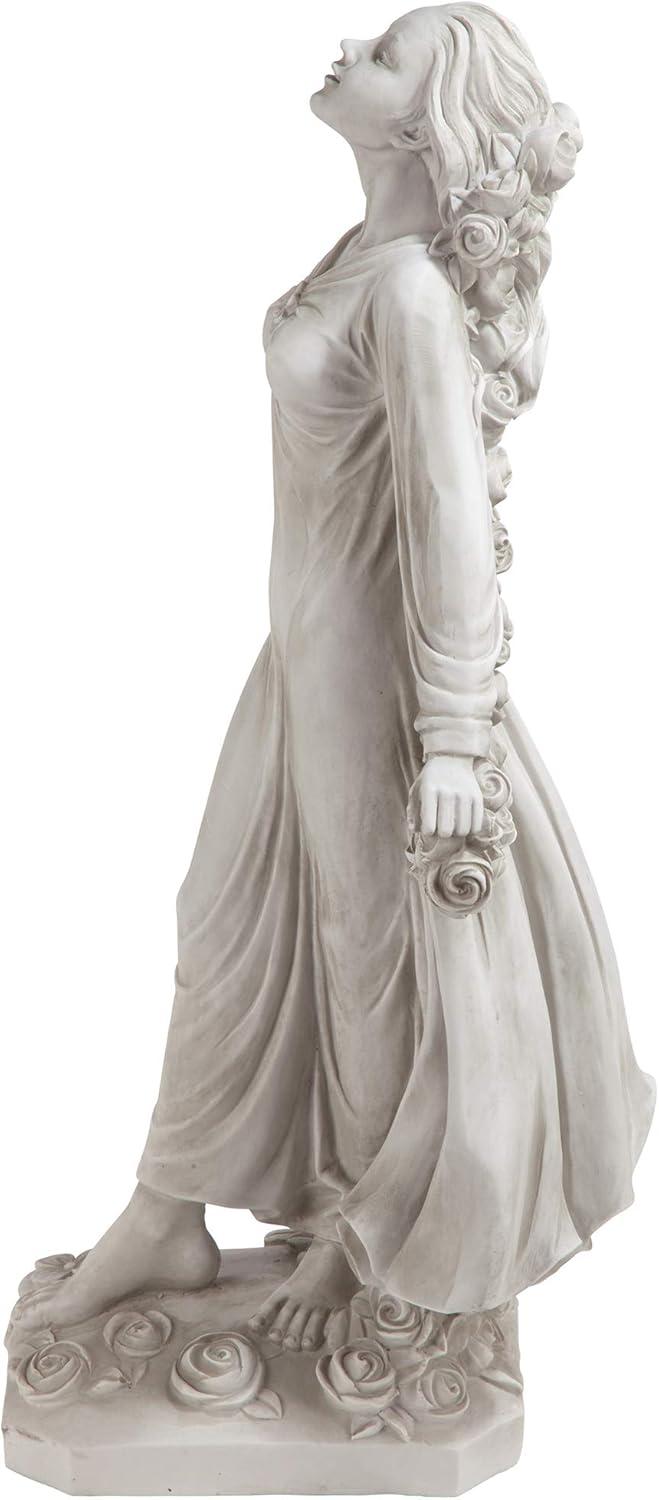 Antique Stone Finish Roman Goddess Flora Garden Statue