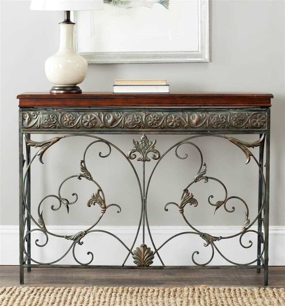 Cynthia Console Table - Brown - Safavieh