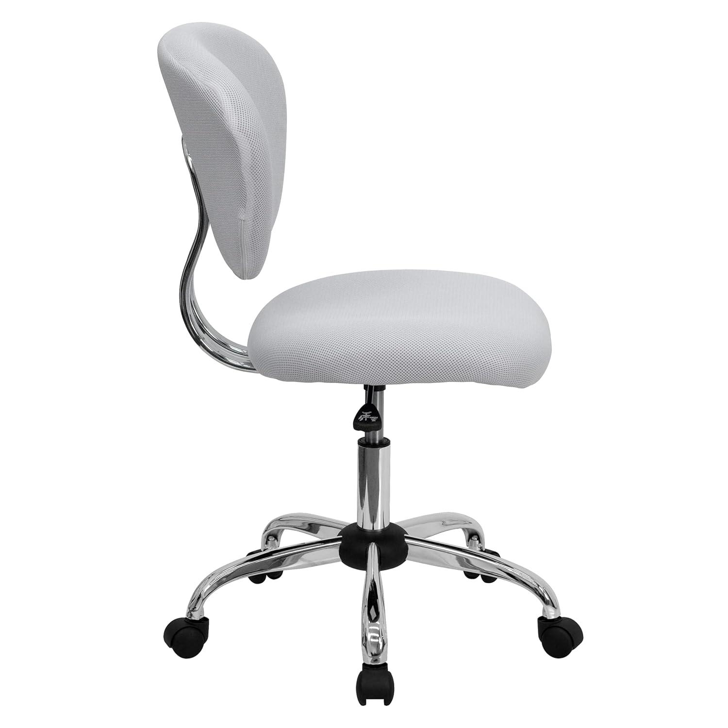 Flash Furniture Beverly Mid-Back Swivel Mesh Office Chair with Padded Seat by Flash Furniture | Wayfair