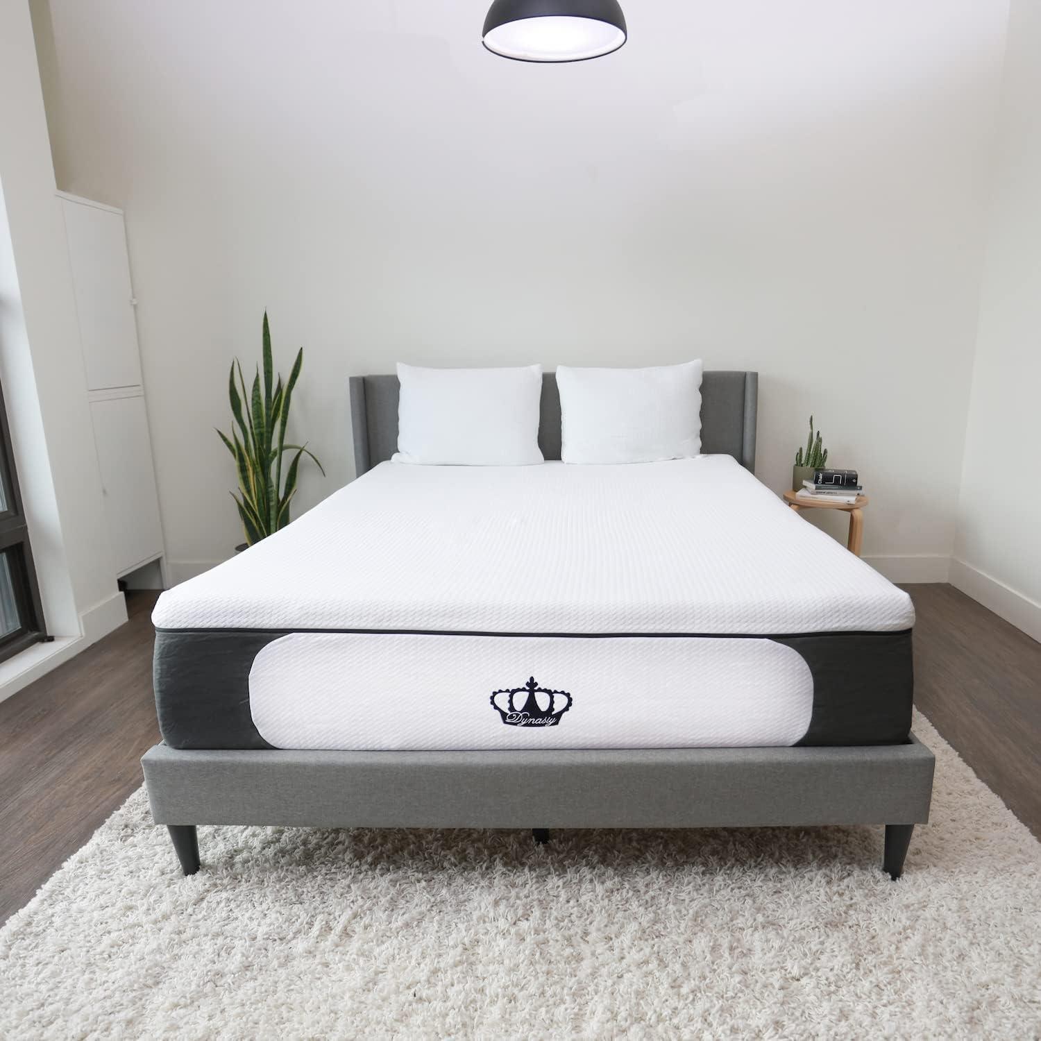 Dynasty Mattress 14.5'' Medium Gel Memory Foam Mattress