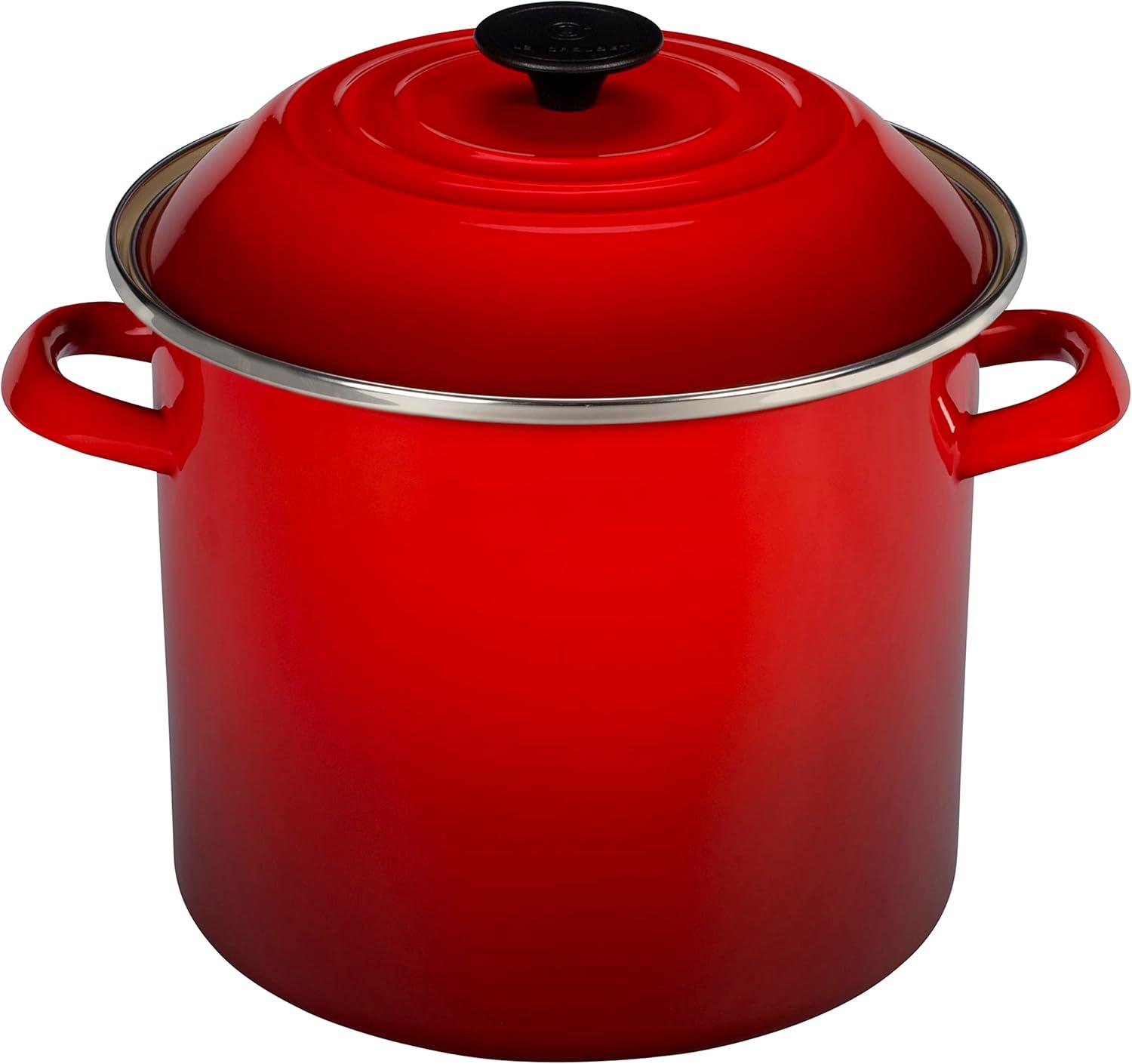 Le Creuset Enamel on Steel Stockpot with Lid