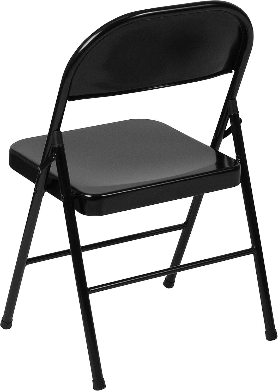 Flash Furniture 2 Pack HERCULES Series Double Braced Metal Folding Chair