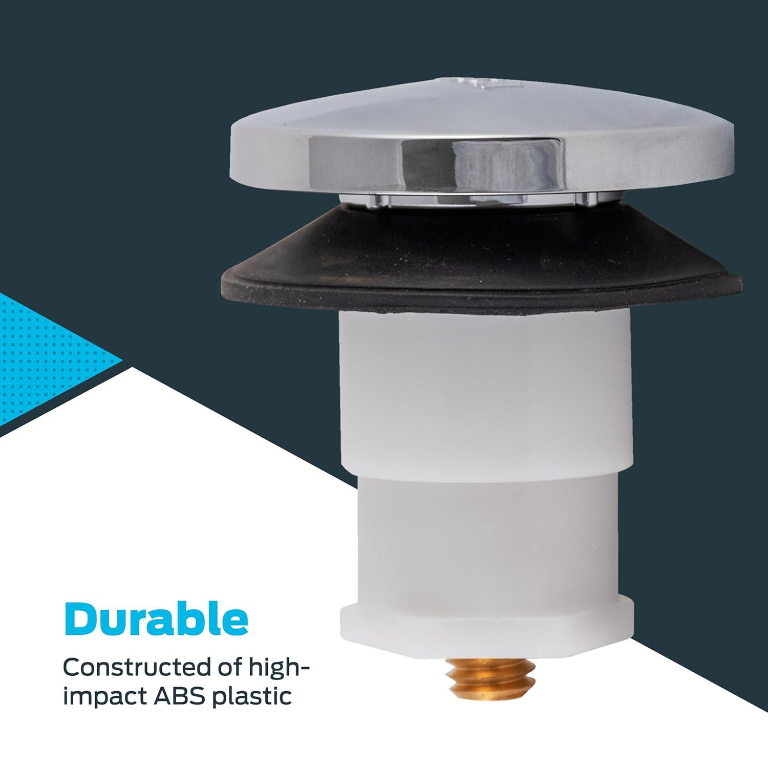 Manufacturer Varies Tip-Toe Drain Stopper,Silver 35229