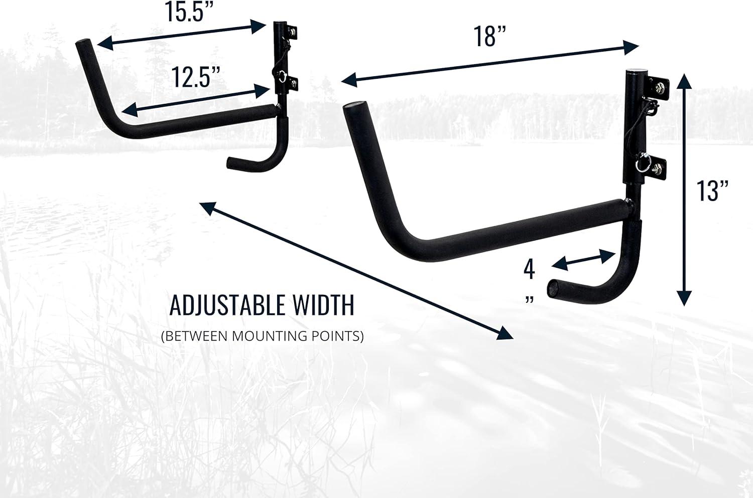StoreYourBoard Ozarks Swivel Kayak Rack | Holds 100 lbs