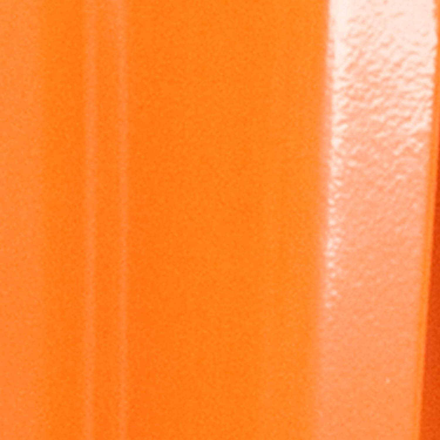 Flash Furniture Commercial Grade 30" High Orange Metal Indoor-Outdoor Barstool with Removable Back