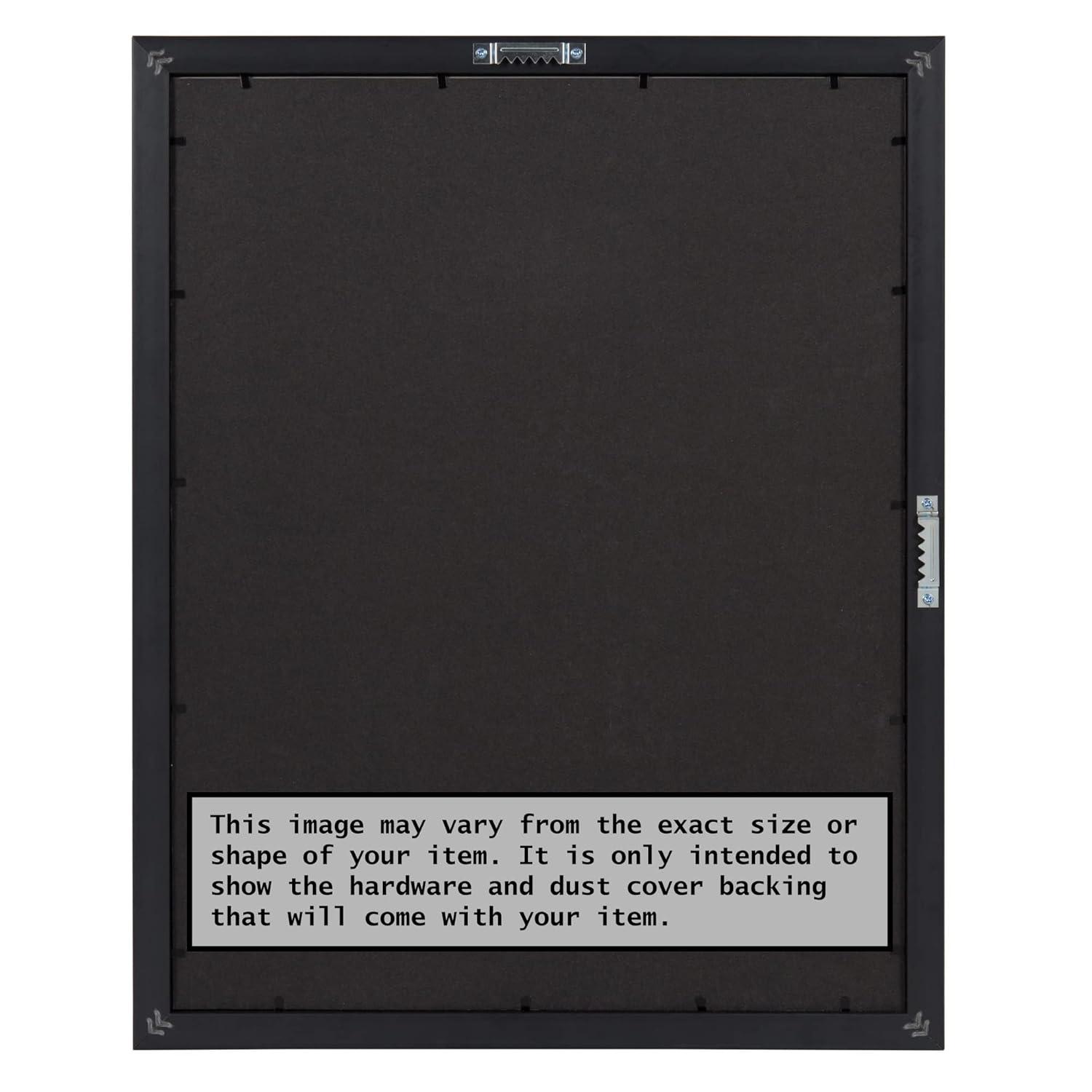 Amanti Art Parlor Silver Picture Frame Opening Size 20x24 in. (Matted To 16x20 in.)