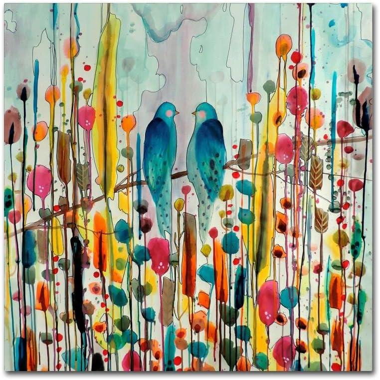 Trademark Fine Art -Sylvie Demers 'We' Canvas Art - 35''x35''