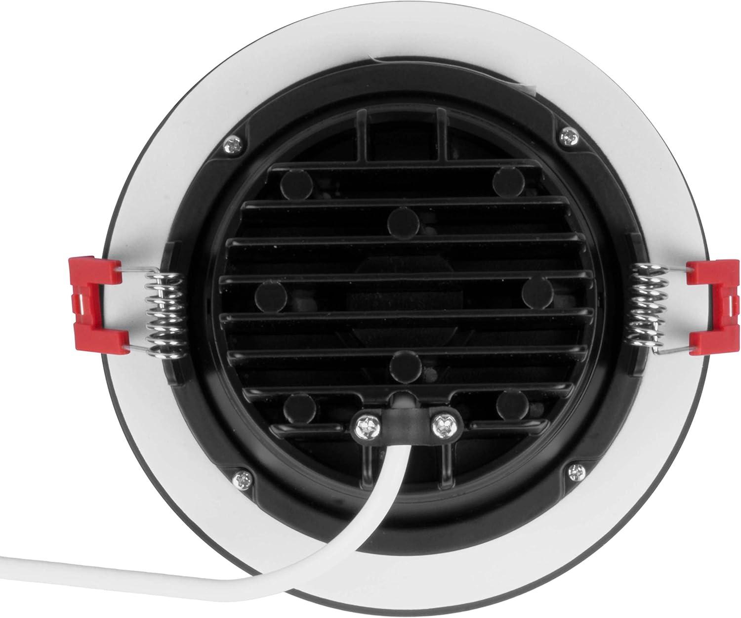 Nicor Black Aluminum 4-Inch LED Gimbal Recessed Downlight