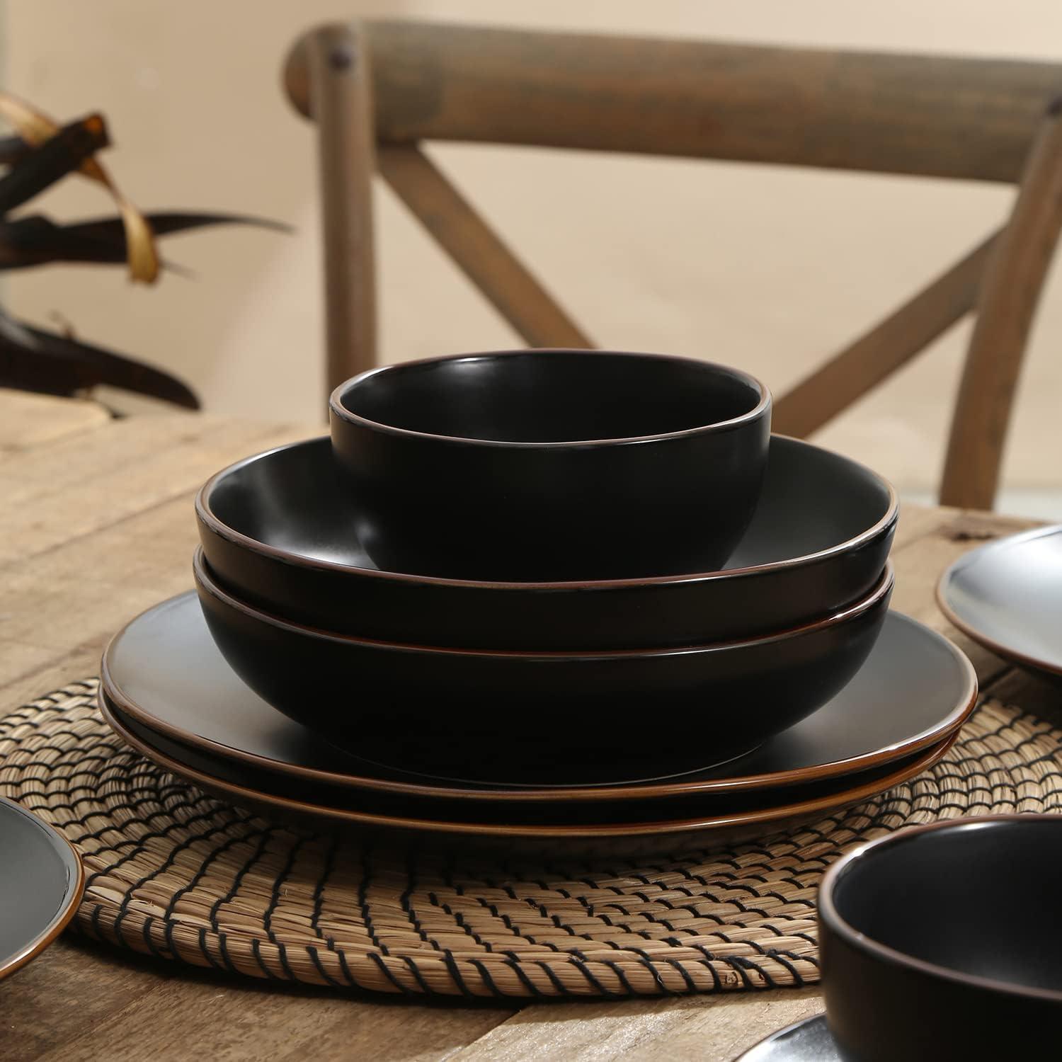 Brasa 16-Piece Dinnerware Set Stoneware