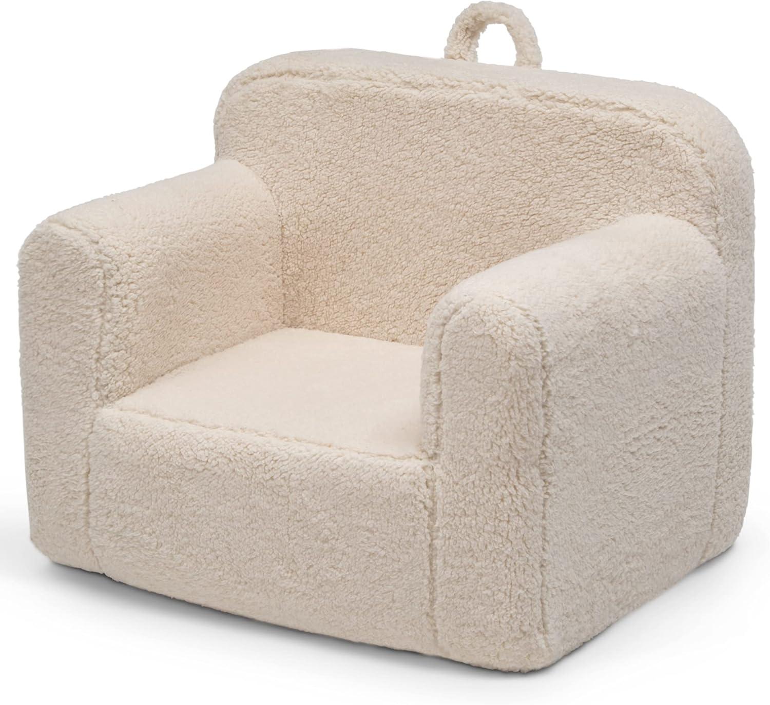 Delta Children Kids' Cozee Faux Shearling Chair - 18 Months and Up