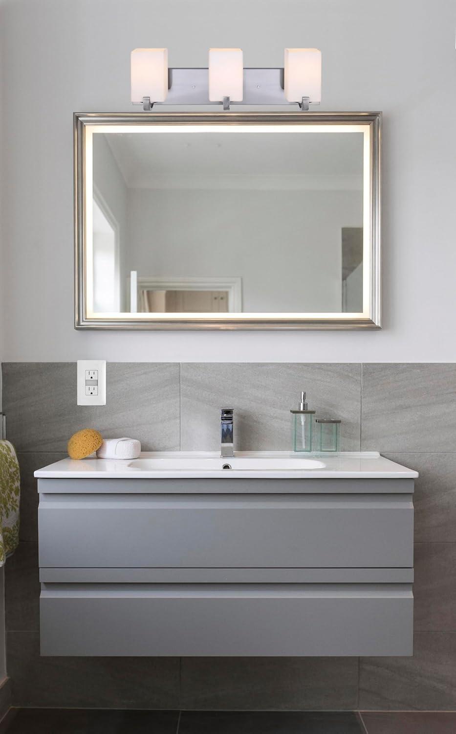 Palmer 3-Light Brushed Nickel Bath Light