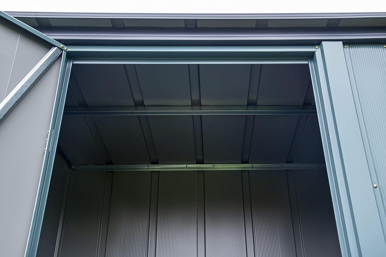 Arrow Spacemaker 4 ft. W x 3 ft. D Metal Vertical Storage Shed