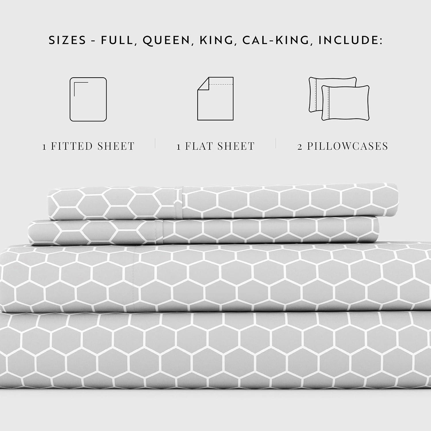 Simply Soft™ Honeycomb Pattern Microfiber Sheet Set