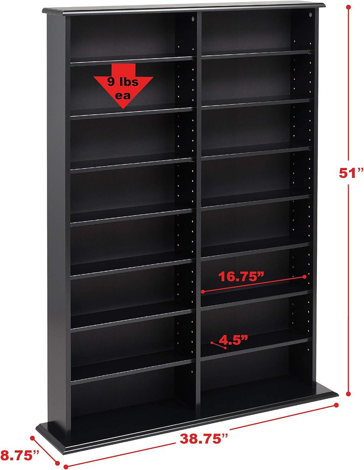 Double Width Wall Storage - Prepac