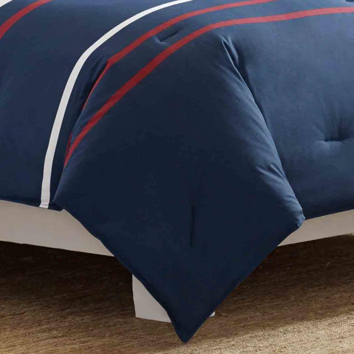 Nautica Nautica Bradford Cotton Navy Duvet Cover Set