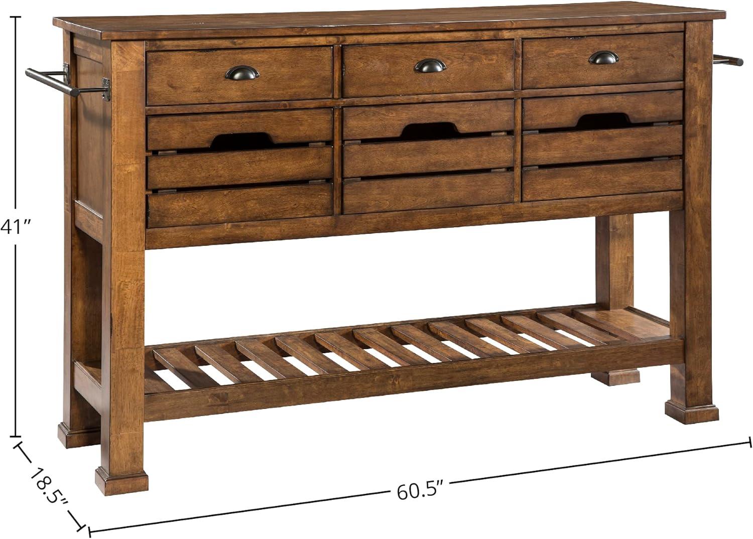 The District dining collection by Intercon - Sideboard / Server - 60.5"W x 18.5"D x 41"H