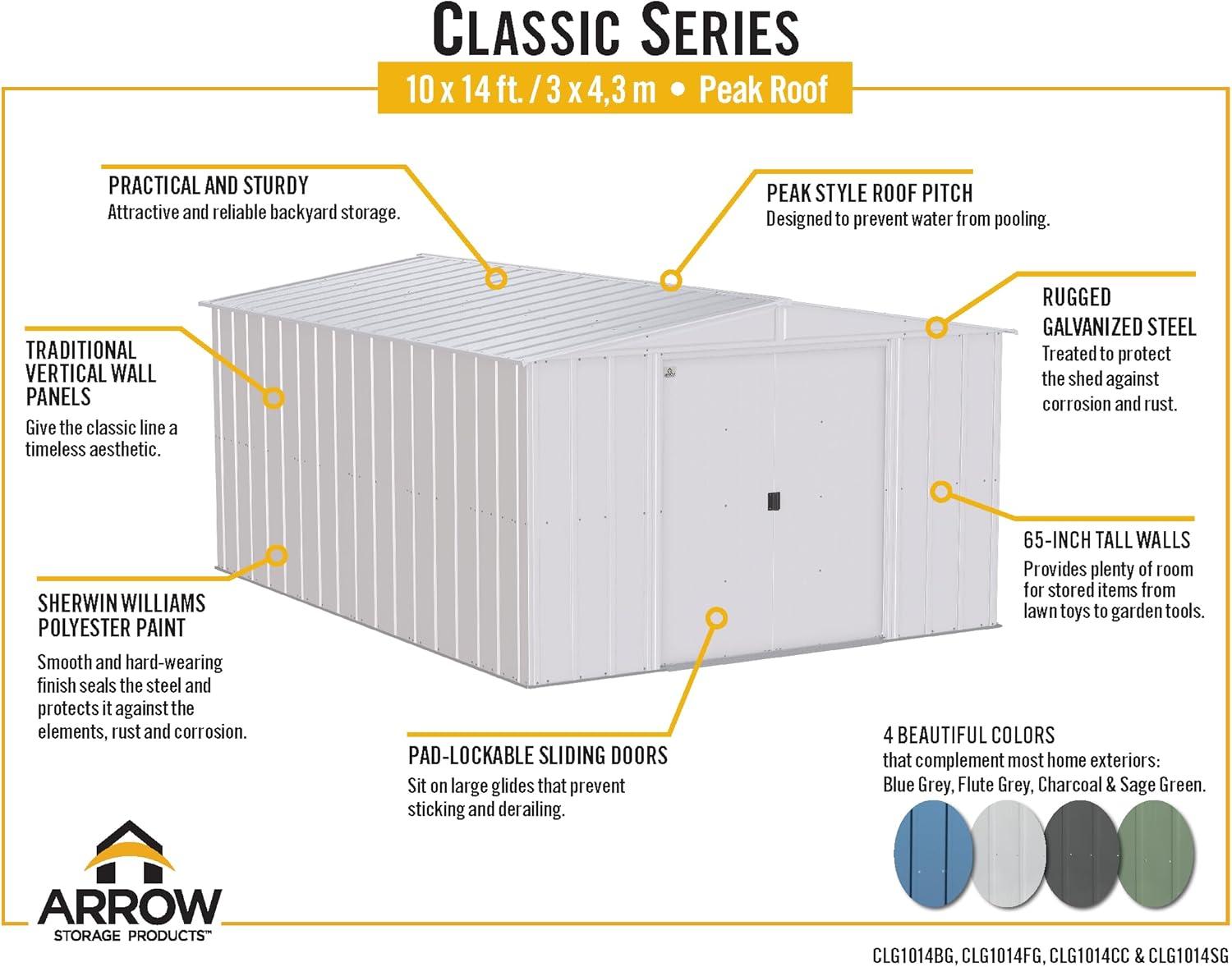 Arrow Arrow Metal Storage Shed