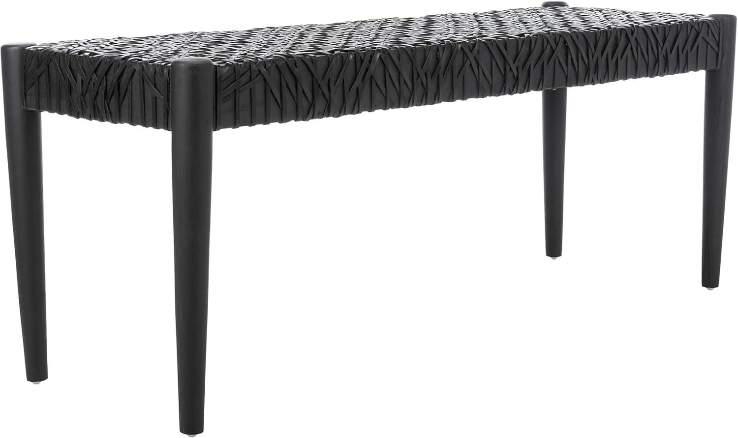 Kazbah 47" Genuine Leather Bench