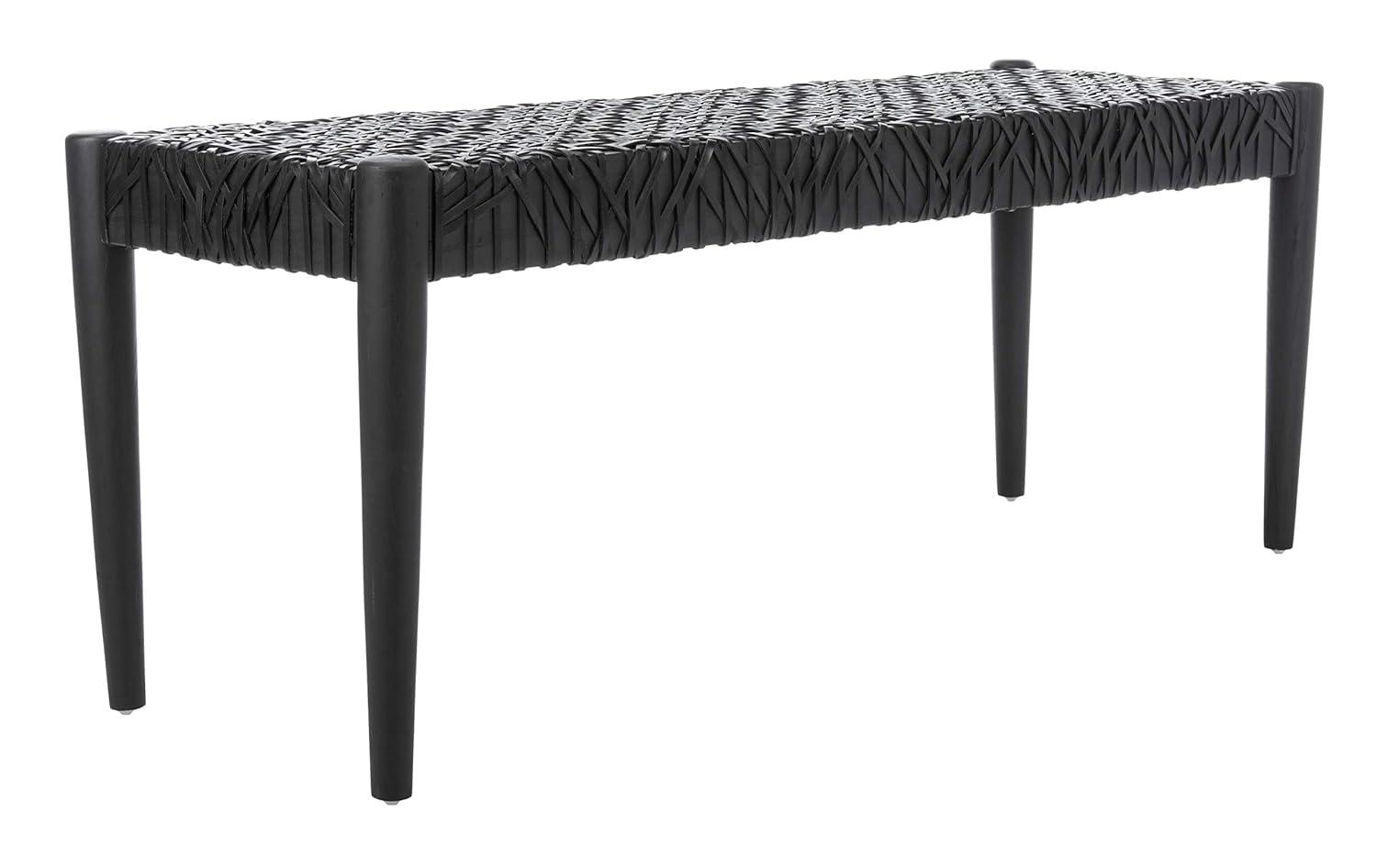 Kazbah 47" Genuine Leather Bench