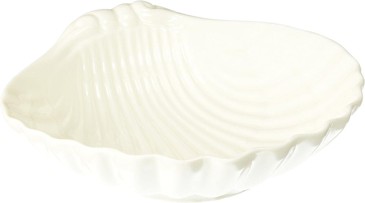 Abbott Collection Shell Soap Dish, White