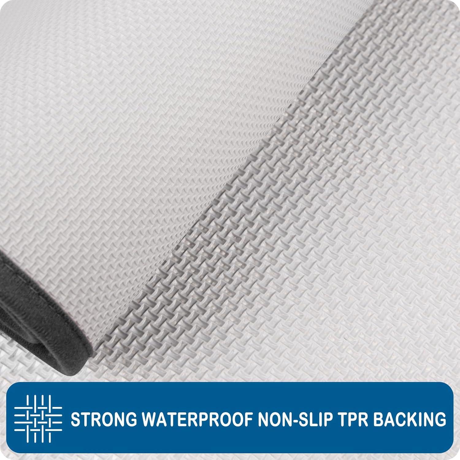 Hokku Designs Machine Washable Kitchen Rug Set [2 PCS] (24" x 35.5"+ 24" x 59")