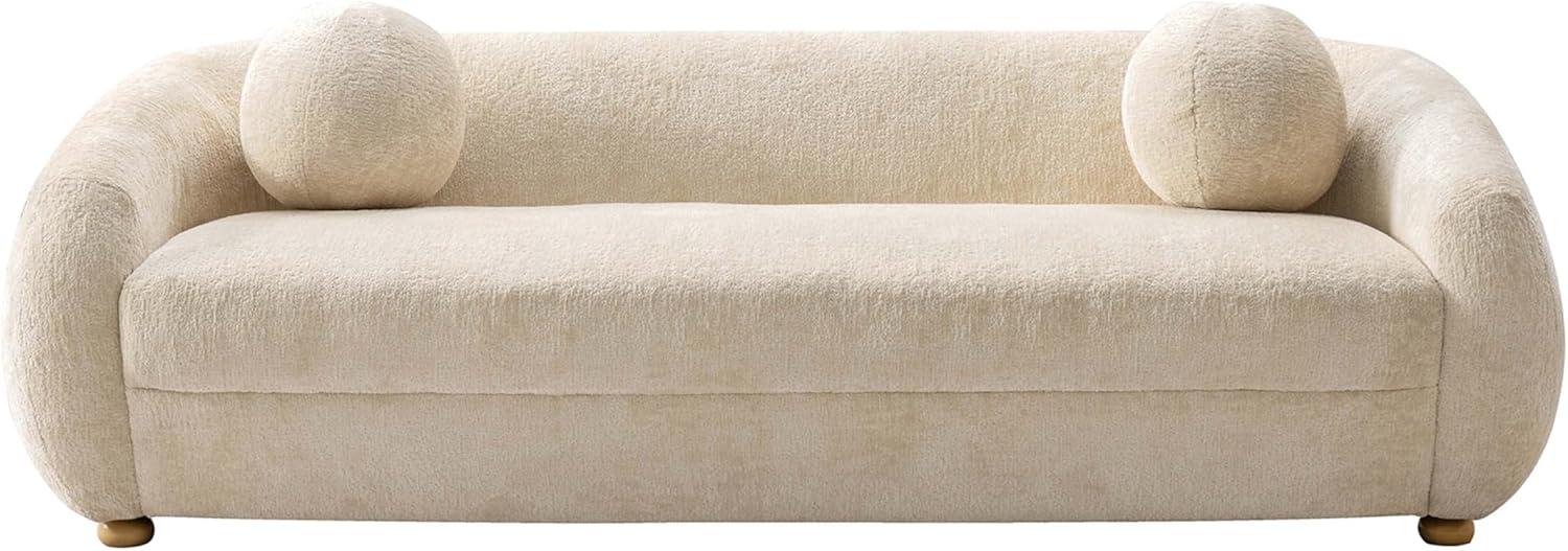 Manhattan Comfort 85.8" Tribeca Modern Chenille Upholstered Sofa