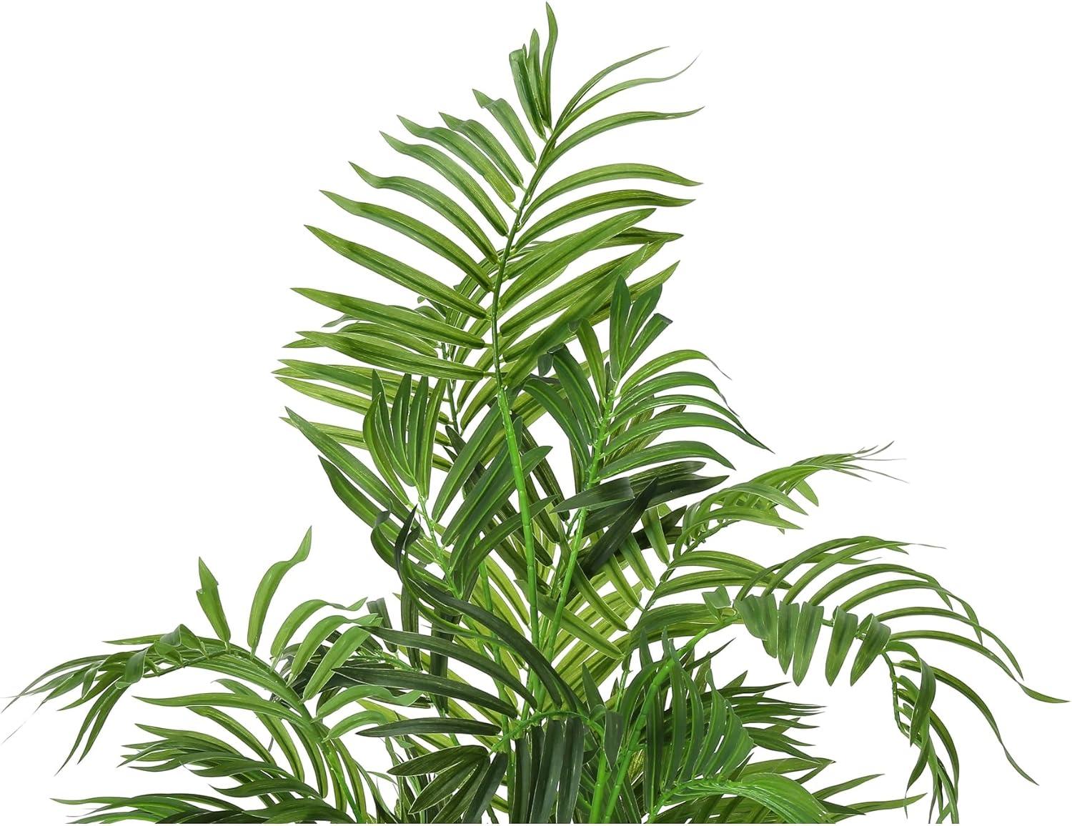 Maynard 47.25'' Faux Areca Palm Plant in Cement Pot