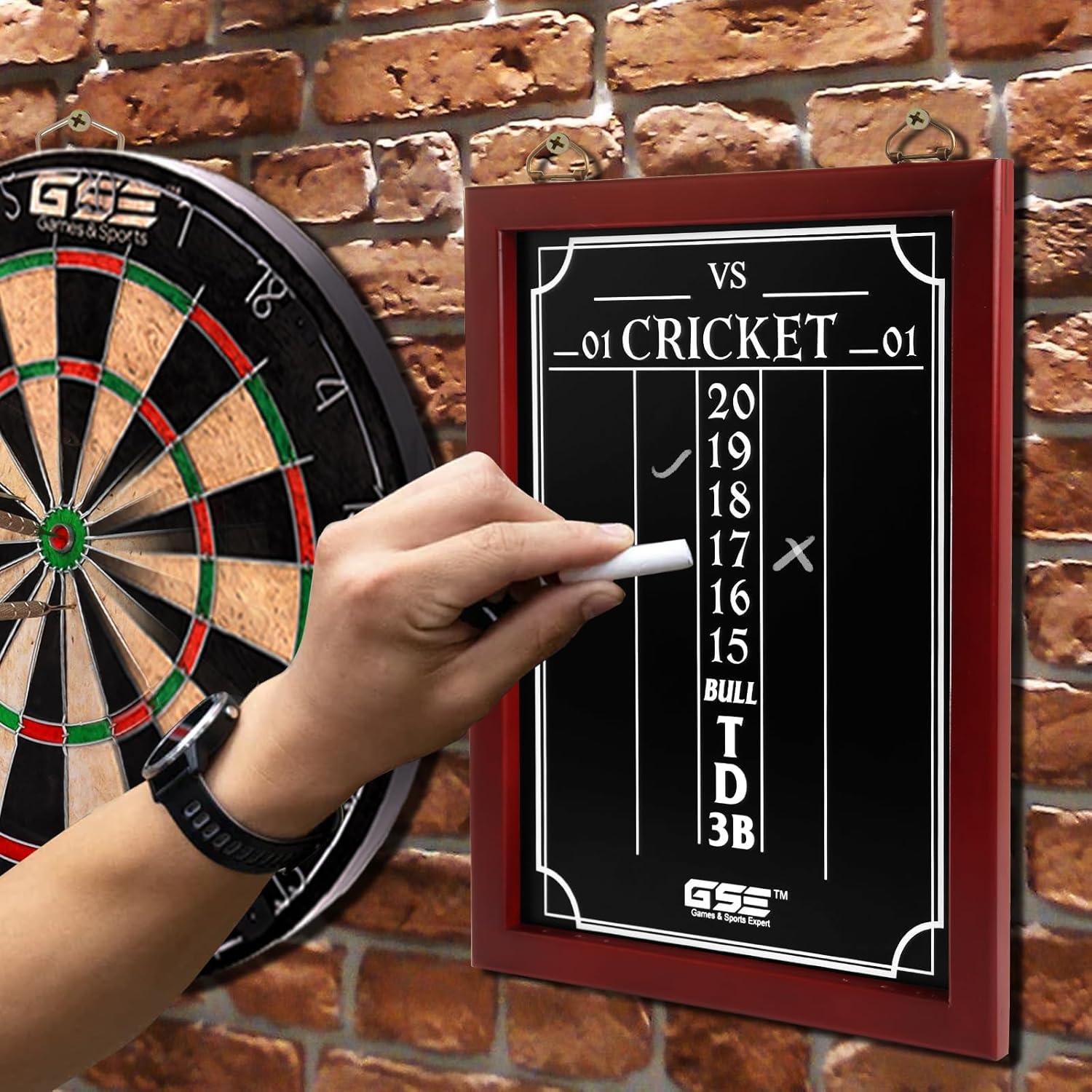 GSE Large Chalk Dart Scoreboard with Chalks