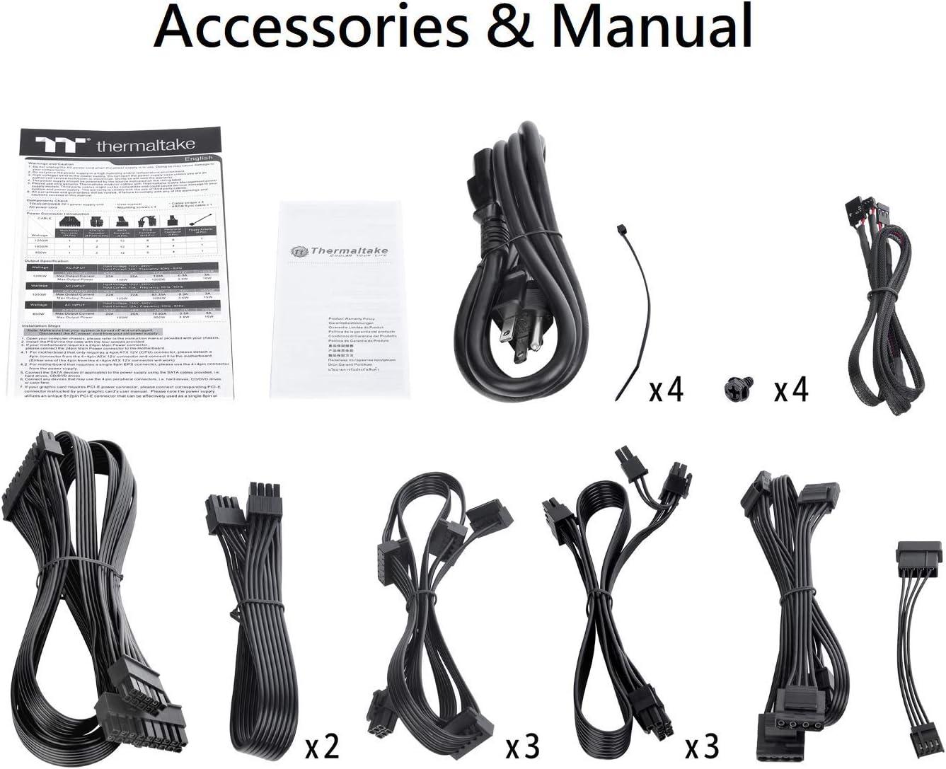 Thermaltake Toughpower PF1 ARGB 850W Platinum Modular Power Supply