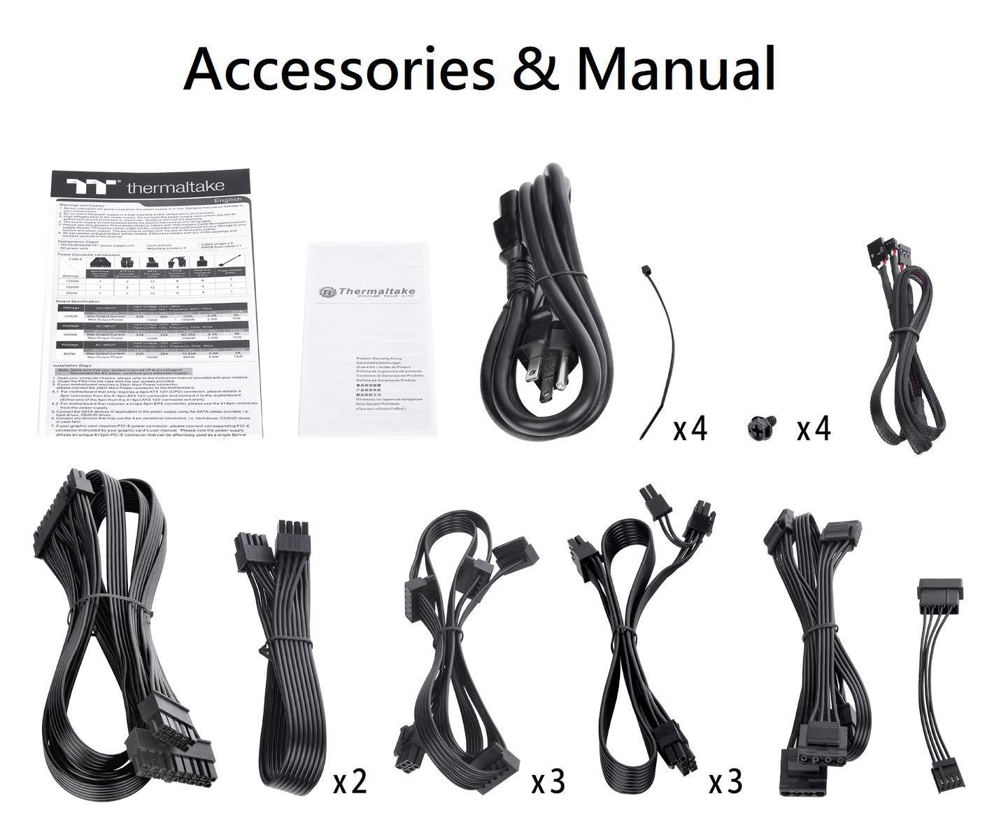 Thermaltake Toughpower PF1 ARGB 850W Platinum Modular Power Supply