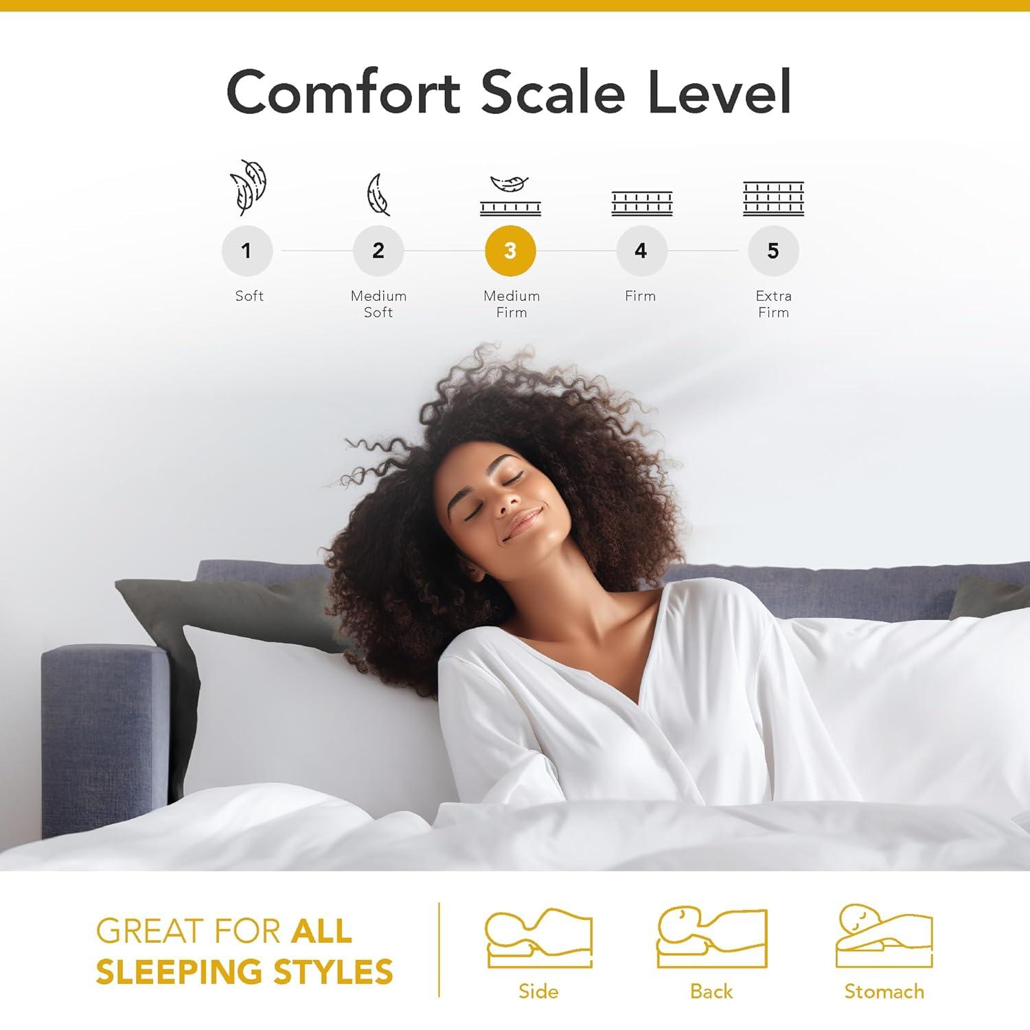 Dynasty Mattress Dynasty Mattress Memory Foam Mattress for Pull Out Sofa (Sofa Not Included)