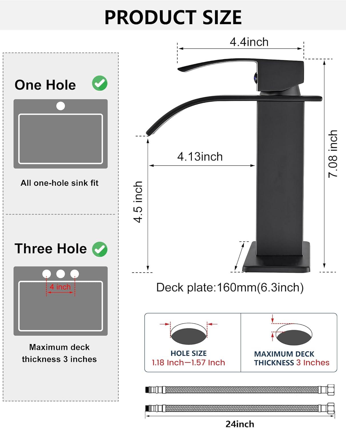 Single-Hole Single-handle Bathroom Faucet