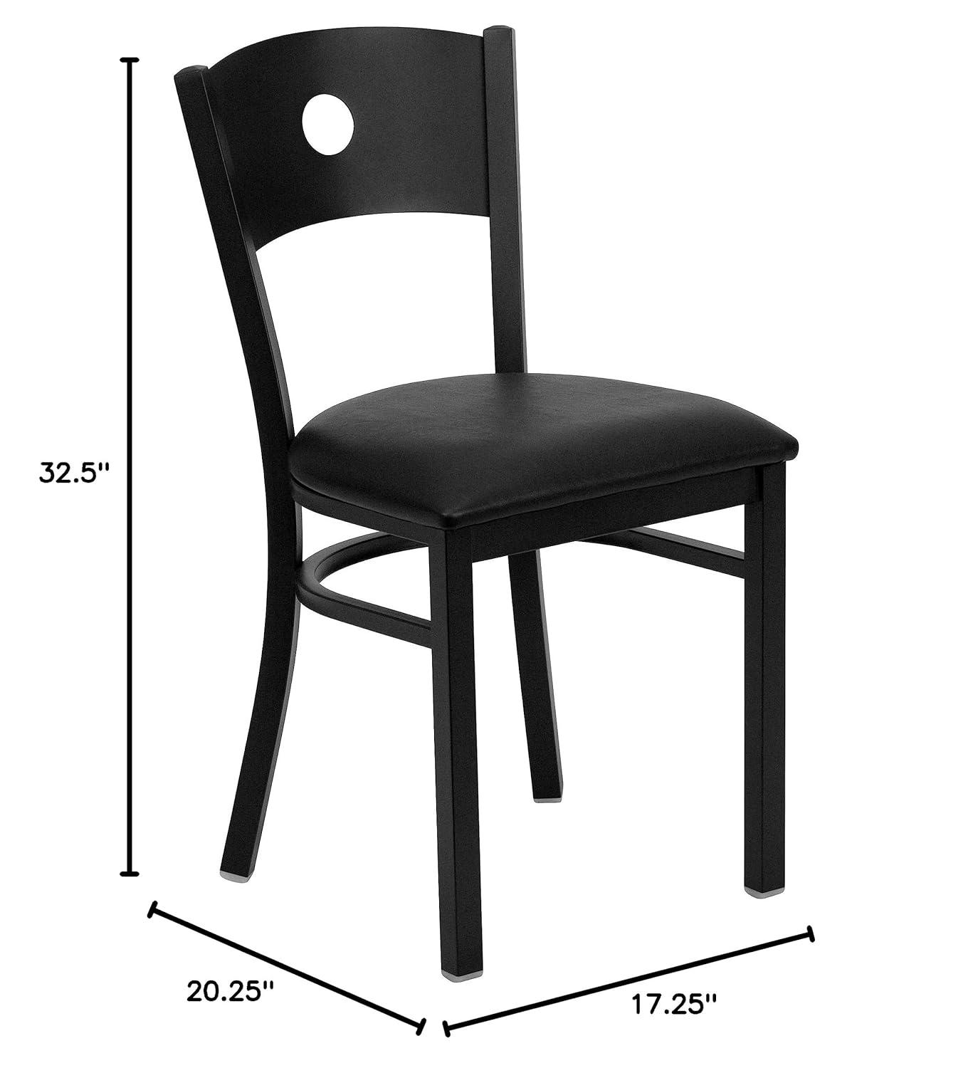 Flash Furniture Merlina Circle Back Metal Restaurant Chair