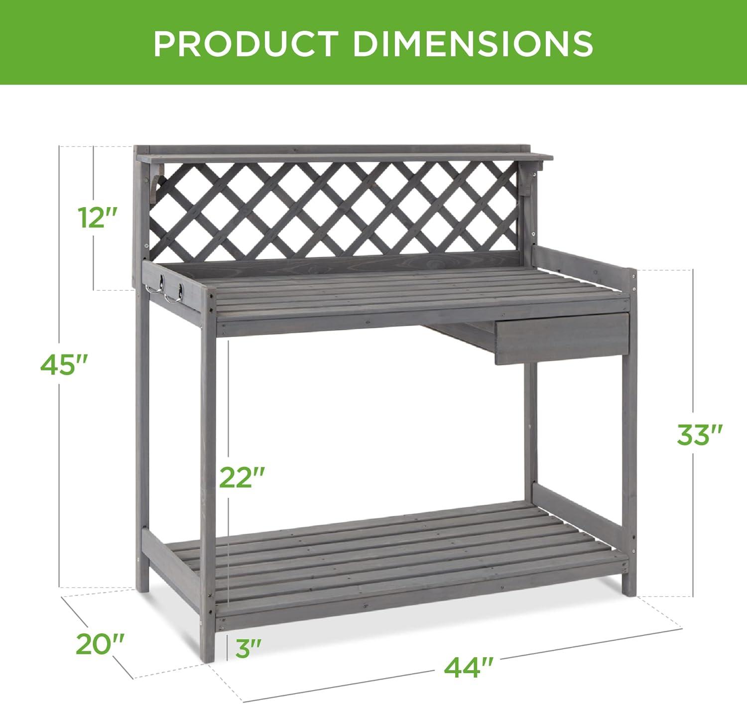 Ronard Wood Potting Bench