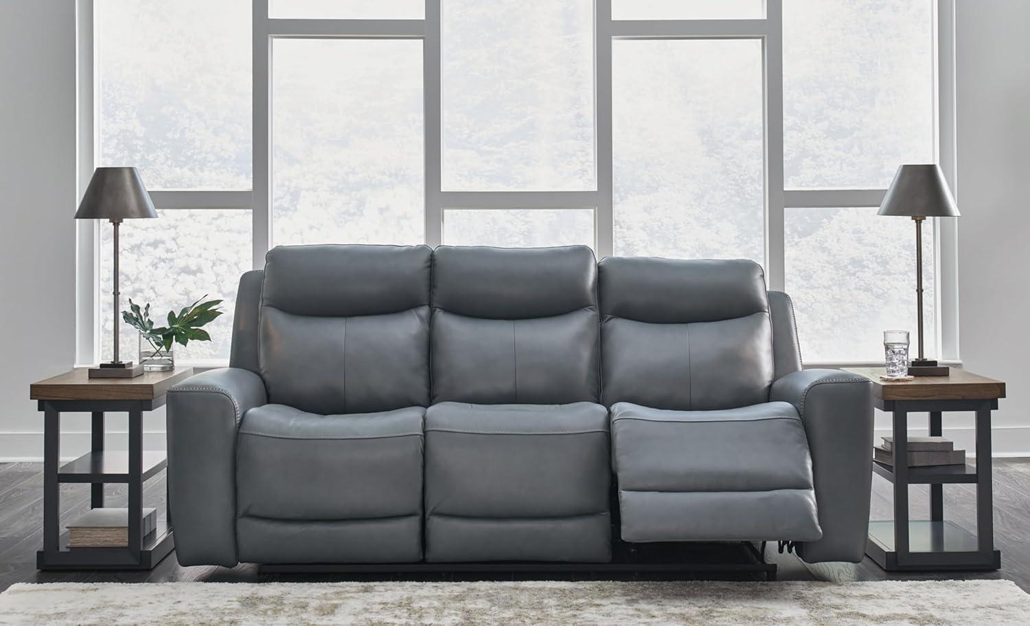 Ashley Furniture Mindanao Steel Power Reclining Sofa