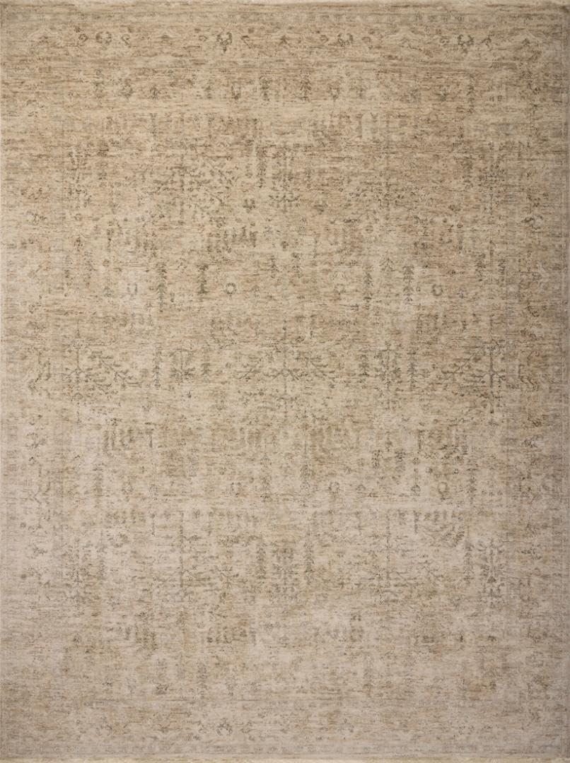 Junie II Rug Magnolia Home by Joanna Gaines x Loloi - Oatmeal and Smoke / 7'10" Round