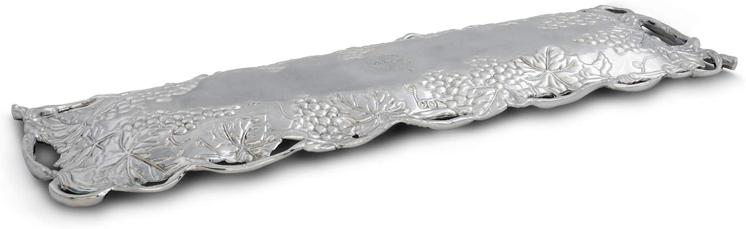 Arthur Court Designs Grape Aluminum Platter