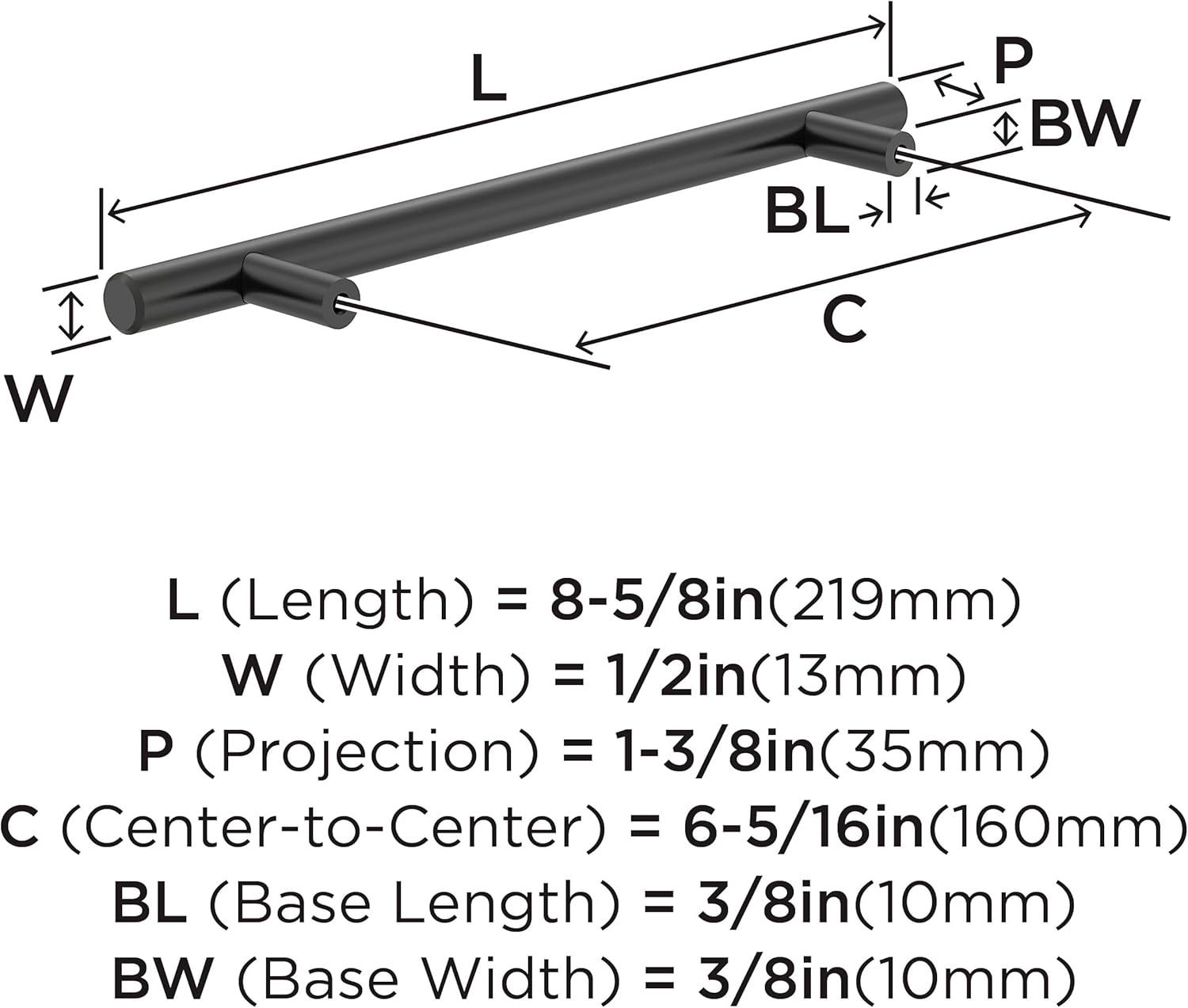 Bar Pulls Center to Center Bar Pull