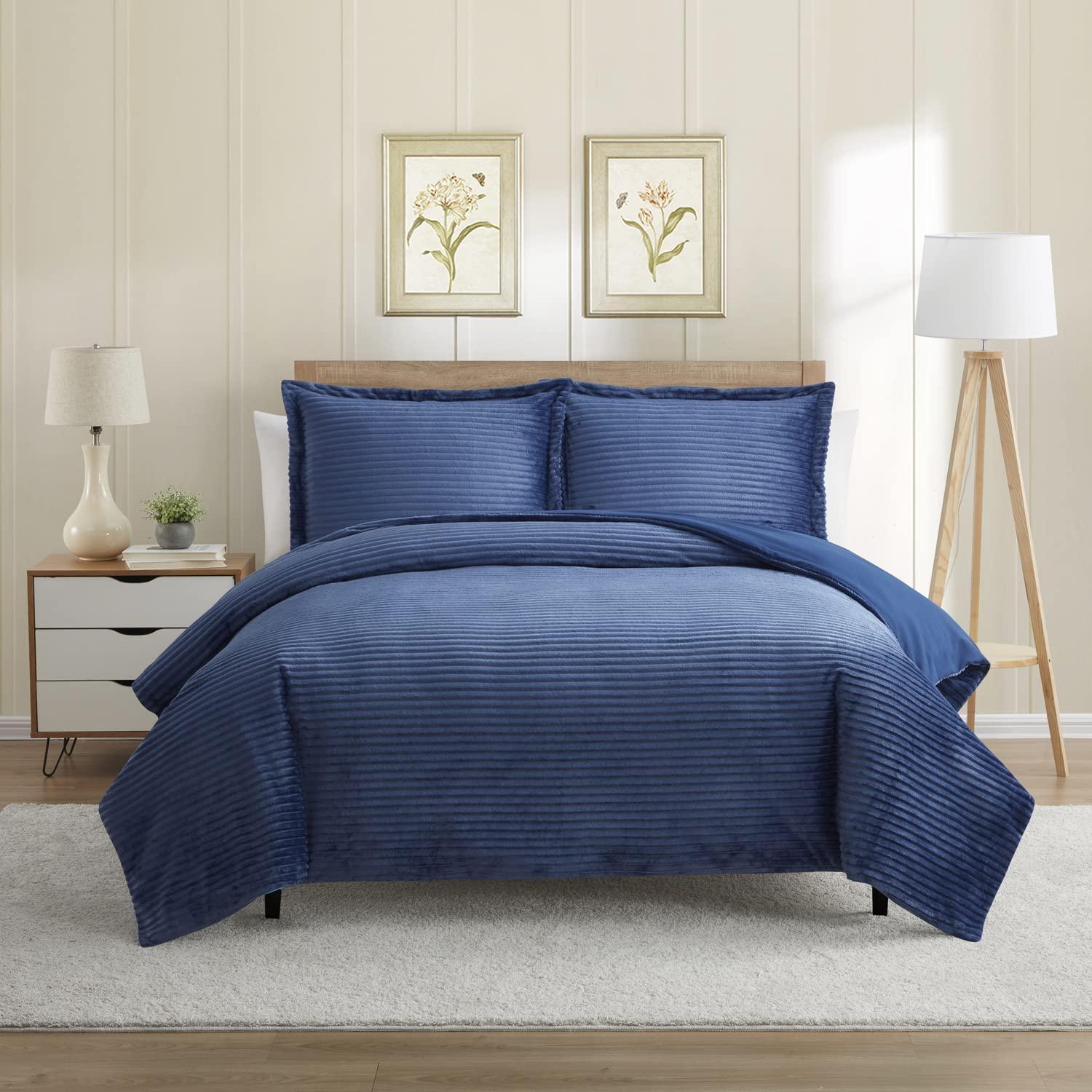 Nestl Microfiber Reversible Duvet Cover Set