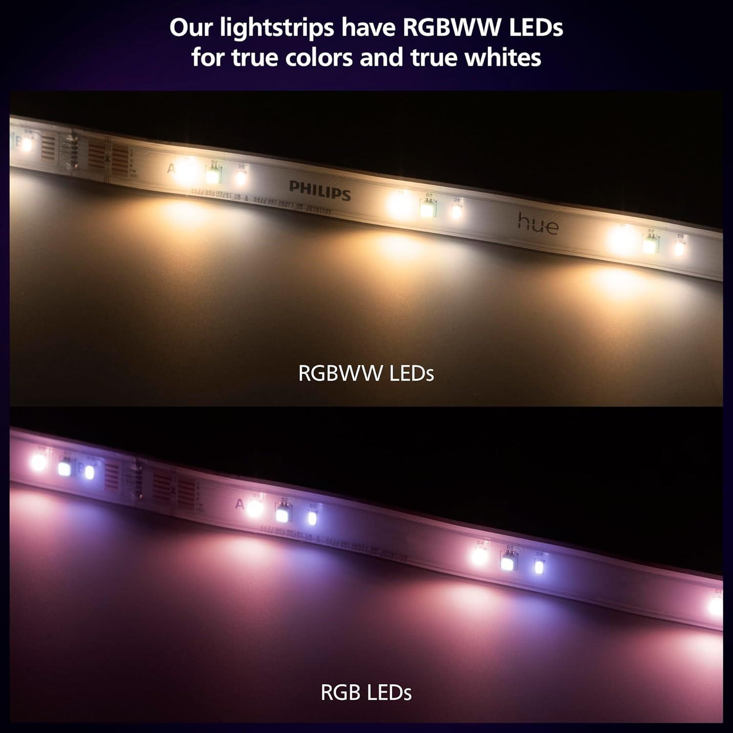 10 Ft White LED Color Changing Smart Lightstrip