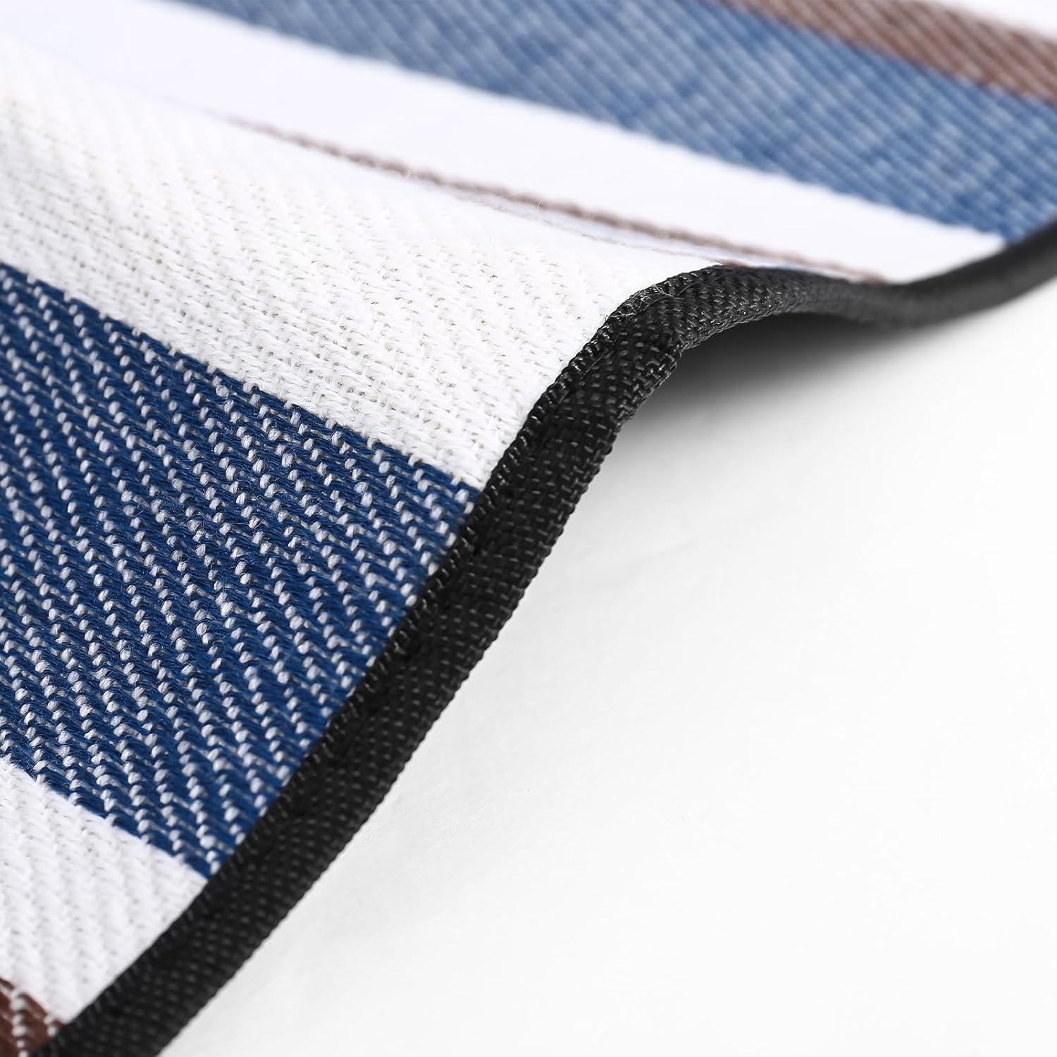 AOUNQ Extra Large 80"x 80" Picnic Blanket,Waterproof and Foldable Beach Blanket,3-Layer Outdoor Blanket for Camping Grass Lawn Park Accessories