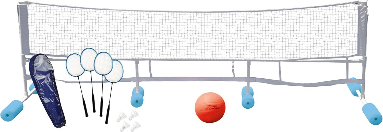 Deluxe 90" Multifunctional Water Volleyball/Badminton Pool Set